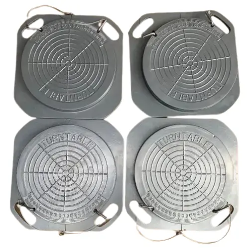 wheel alignment turn plates